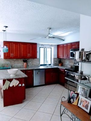 Interior, Kitchen, Pendant Lights, Stainless Steel Appliances