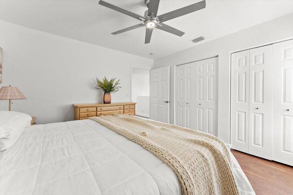 Bedroom, Interior, Wood Texture Flooring