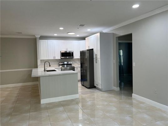 Interior, Kitchen, Recessed Lighting, Stainless Steel Appliances