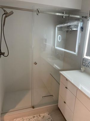 Bathroom, Glass Shower, Interior