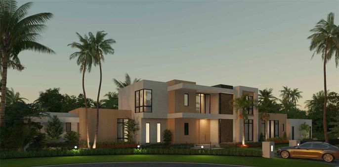 Exterior, Facade, Modern