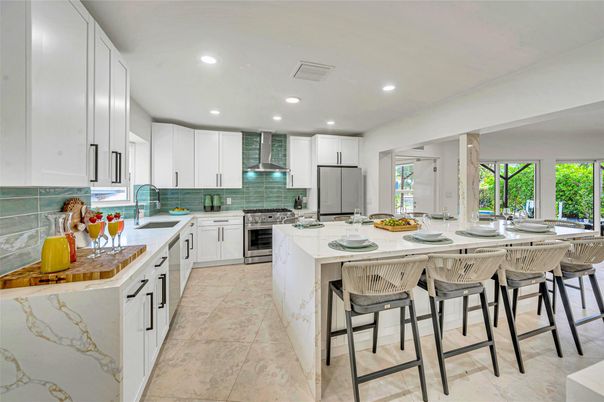Interior, Kitchen, Recessed Lighting, Stainless Steel Appliances