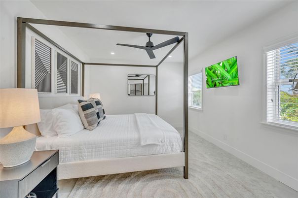 Bedroom, Interior, Recessed Lighting