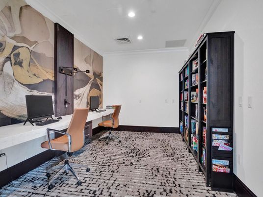 Home Office, Interior, Recessed Lighting
