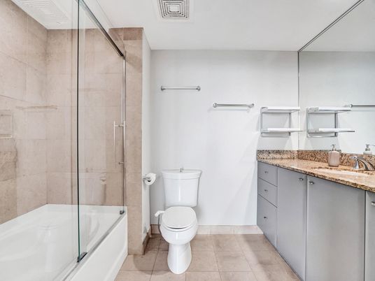 Bathroom, Glass Shower, Interior