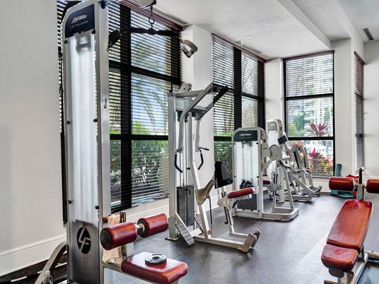 Fitness Equipment, Gym, Interior, Recessed Lighting