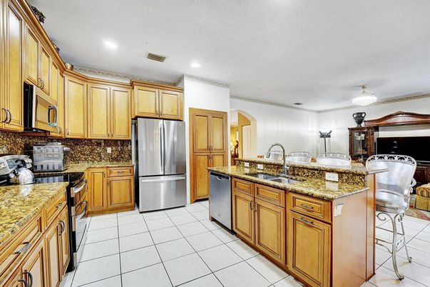 Interior, Kitchen, Recessed Lighting, Stainless Steel Appliances