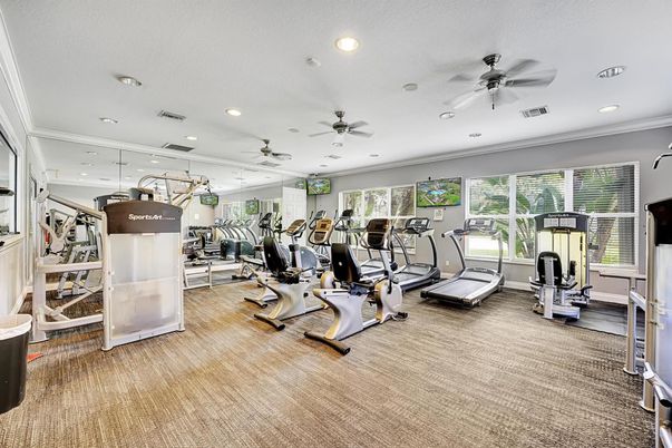 Fitness Equipment, Gym, Interior, Recessed Lighting