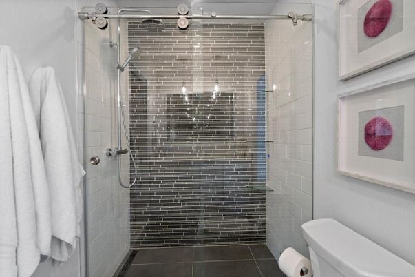 Bathroom, Glass Shower, Interior