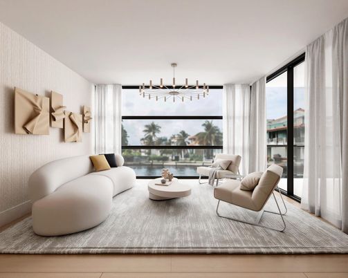 Interior, Living room, Pendant Lights, Water