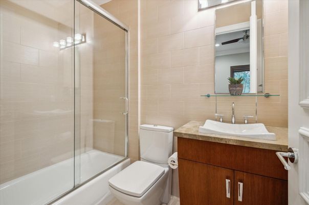 Bathroom, Glass Shower, Interior