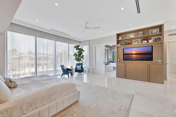 Bedroom, Interior, Recessed Lighting