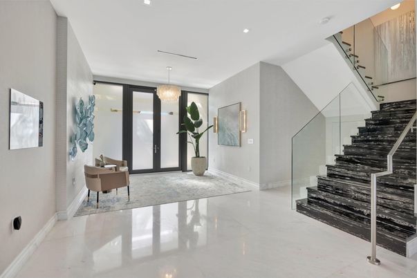 Chandelier, Interior, Recessed Lighting