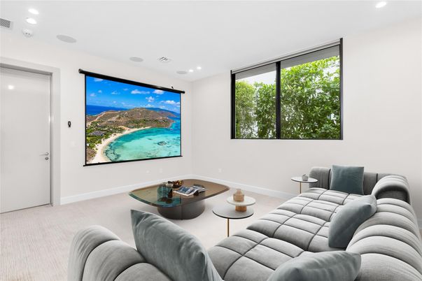 Interior, Living room, Recessed Lighting