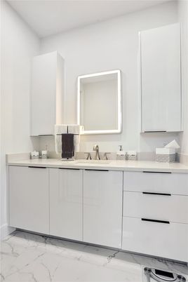 Bathroom, Dual Sink Vanities, Interior, Marble