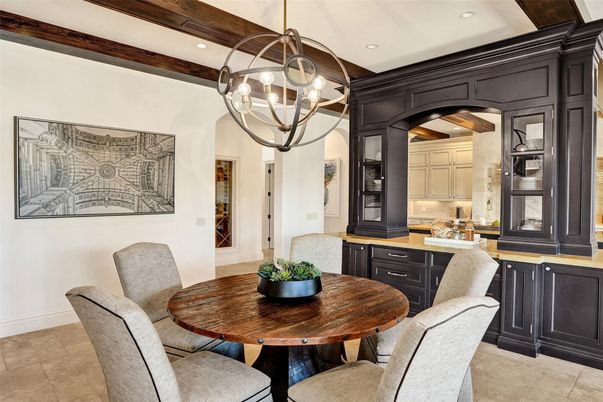 Chandelier, Dining room, Interior, Recessed Lighting