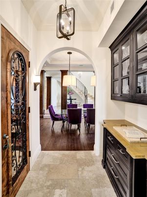 Chandelier, Dining room, Interior, Living room, Pendant Lights, Wood Texture Flooring