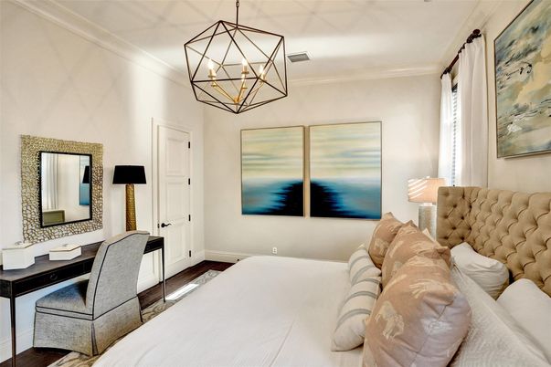 Bedroom, Chandelier, Home Office, Interior, Pendant Lights