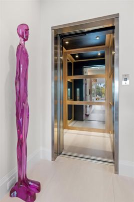 Elevator, Interior, Recessed Lighting
