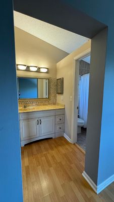 Bathroom, Interior, Wood Texture Flooring