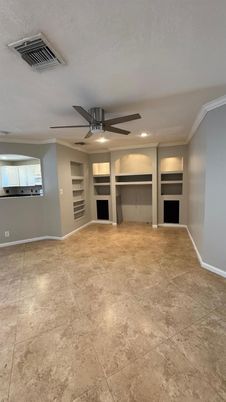 Empty room, Interior, Recessed Lighting