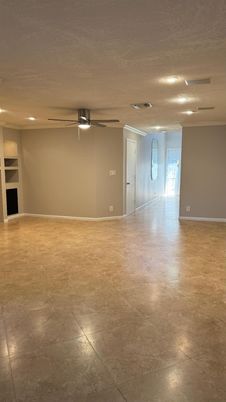 Empty room, Interior, Recessed Lighting