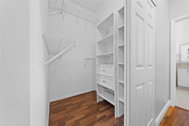 Interior, Walk-in Closets, Wood Texture Flooring