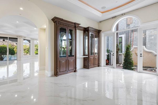 Interior, Marble, Recessed Lighting
