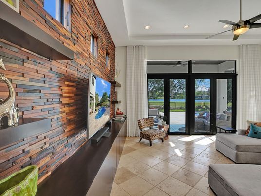 Interior, Recessed Lighting, Stone Walls
