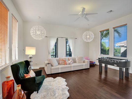 Chandelier, Game Room, Interior, Living room, Pendant Lights, Wood Texture Flooring