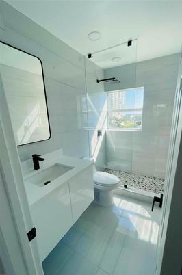Bathroom, Glass Shower, Interior