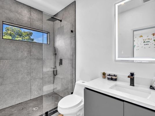 Bathroom, Glass Shower, Interior
