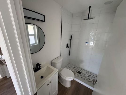 Bathroom, Interior, Wood Texture Flooring