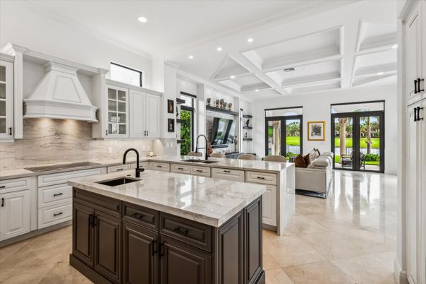 Interior, Kitchen, Living room, Recessed Lighting