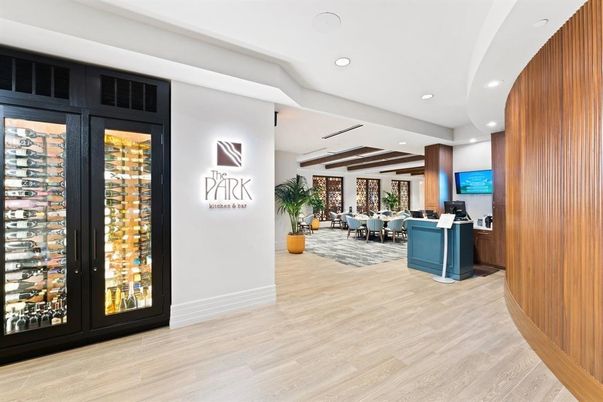 Dining room, Interior, Recessed Lighting, Wine Storage, Wood Texture Flooring, Wooden Walls