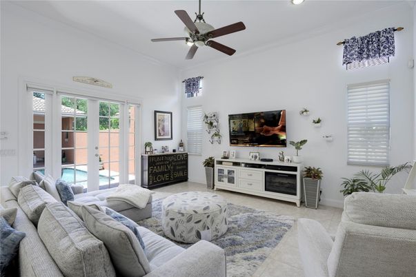 Interior, Living room, Recessed Lighting