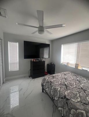 Bedroom, Interior, Marble