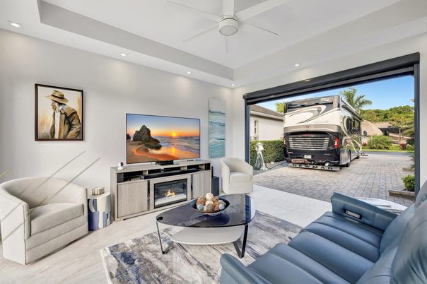 Fireplace, Interior, Living room, Recessed Lighting
