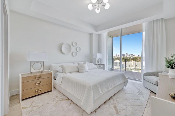 Bedroom, Interior, Pendant Lights