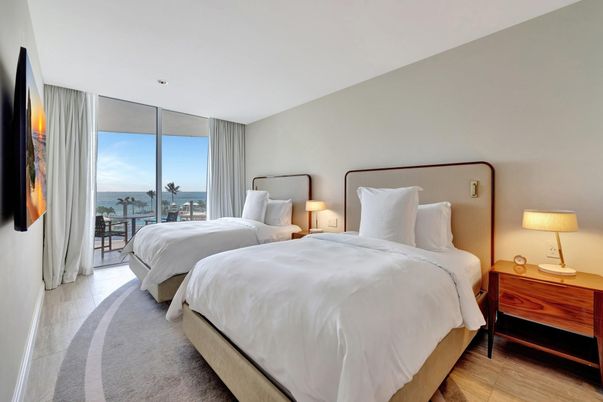 Bedroom, Interior, Water, Wood Texture Flooring