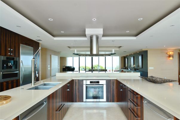 Interior, Kitchen, Recessed Lighting, Stainless Steel Appliances