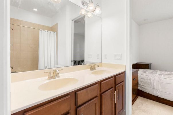 Bathroom, Bedroom, Dual Sink Vanities, Interior, Recessed Lighting