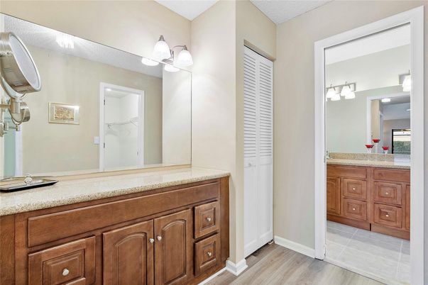 Bathroom, Interior, Wood Texture Flooring