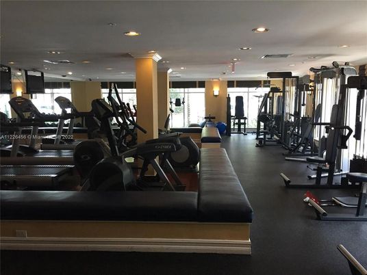 Fitness Equipment, Gym, Interior, Recessed Lighting
