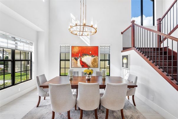 Chandelier, Dining room, Interior, Pendant Lights