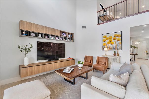Interior, Living room, Recessed Lighting