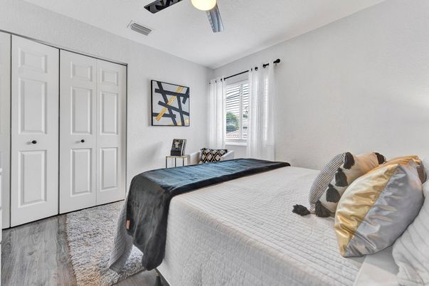 Bedroom, Interior, Wood Texture Flooring
