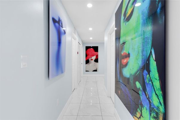 Interior, Marble, Recessed Lighting