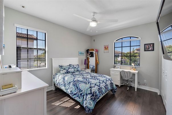 Bedroom, Home Office, Interior, Wood Texture Flooring