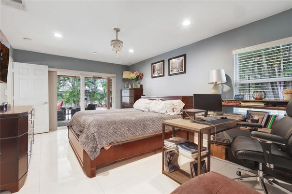 Bedroom, Home Office, Interior, Recessed Lighting